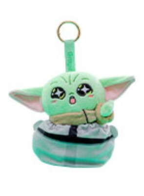 HOT TOYS Set of 6 GROGU Cosbi Plush Keychain 15cm Star Wars