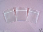 100 Thick 4 Mil Mini Packing Bags 1.2 x 1.5 Inch_3 x 4cm Poly Reclosable Pouches