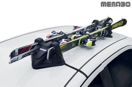 MENABO SHUTTLE PORTASCI MAGNETICO PER 2 PAIA DI SCI CON CHUSURA ANTIFURTO