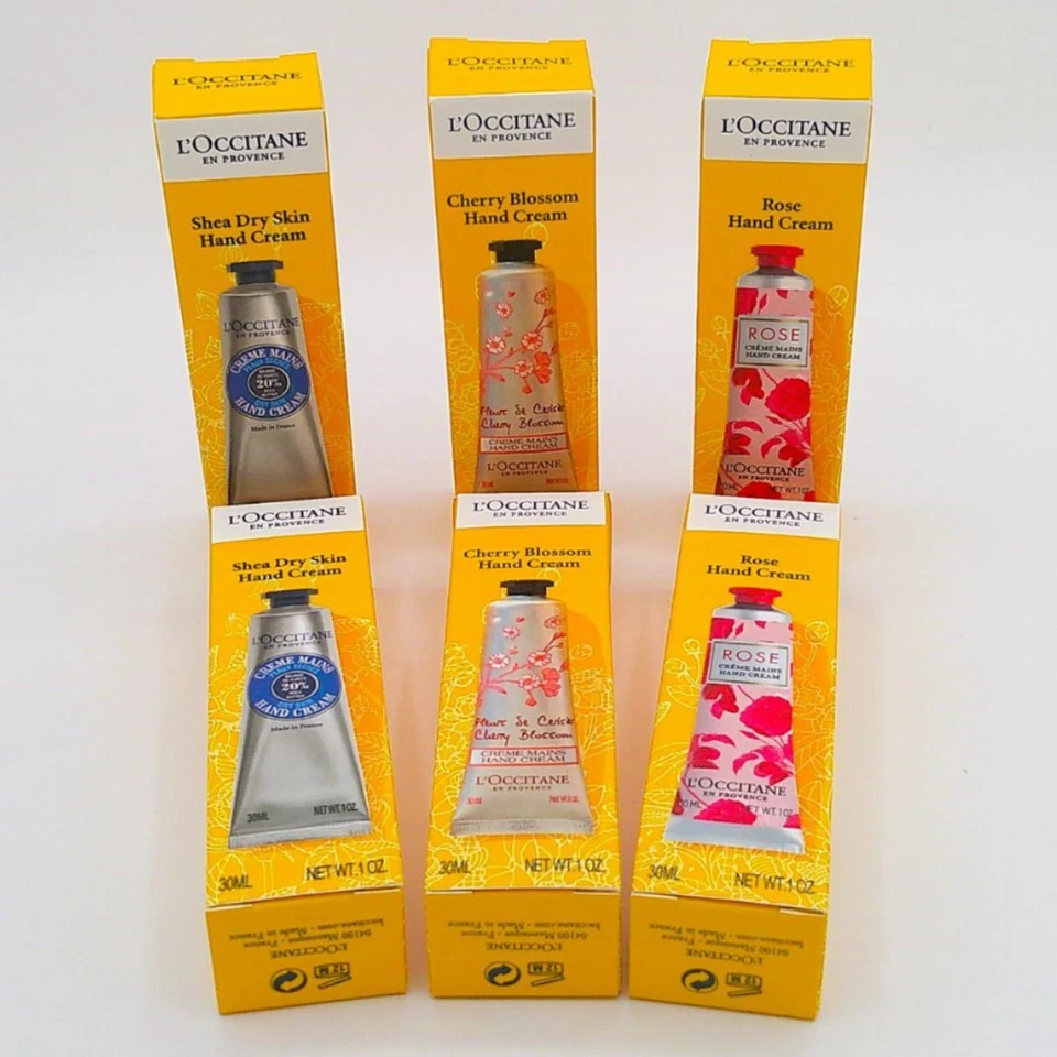 L'Occitane Colección de 6 Cremas de Manos Juego de Viaje 6 x 30ml *NUEVO EN CAJA* Foto 3 de 3