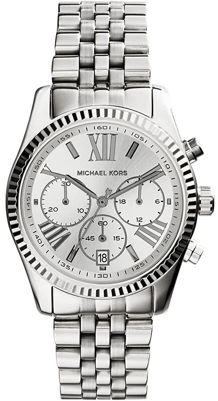 Michael Kors MK5555 38mm Lexington Chronograph Stainless Steel 