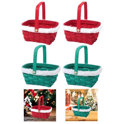 Weihnachten Geschenkkorb Partyzubehör leer Multifunktion Aufbewahrungskorb