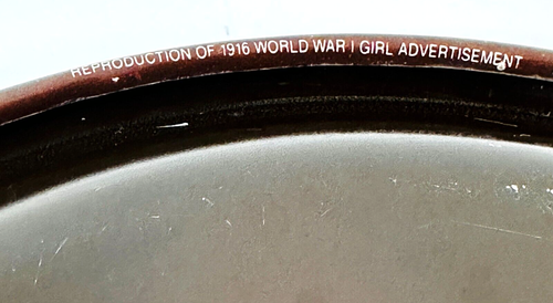 Coca Cola World Serving Tray 1976 Reproduction War 1 Girl Advertisement Vintage - Picture 5 of 10