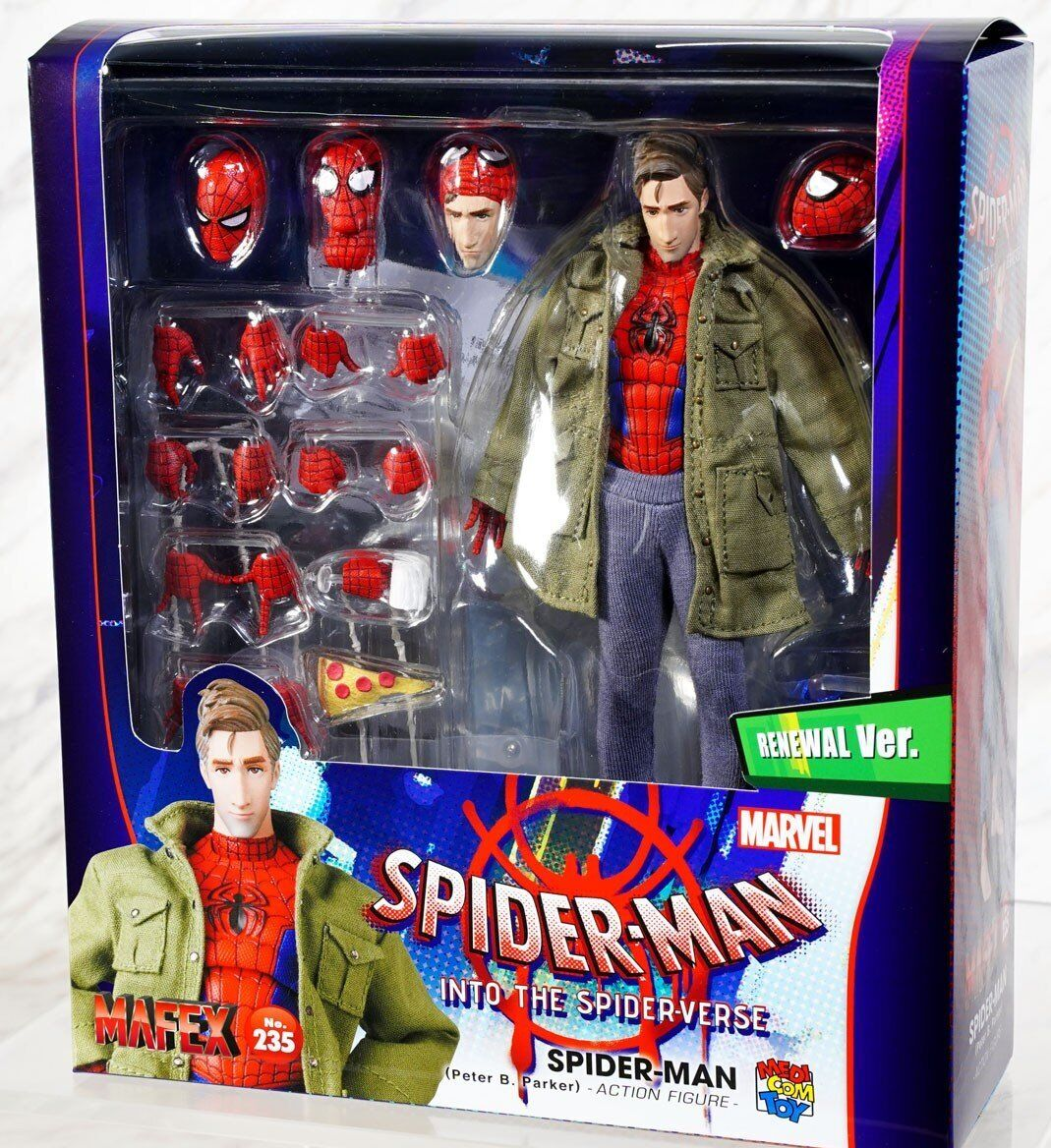 Medicom Toy Mafex 235 Spider-Man Peter B. Parker RENEWAL