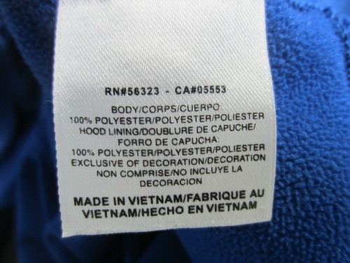 Chaqueta de sudor Nike con capucha Thermafit suéter azul con bolsillos con cordón talla S - Imagen 5 de 5