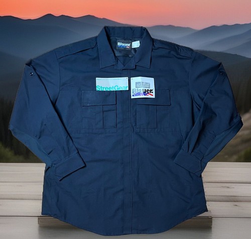 NEW! Men’s Long Sleeve Size 2XL Blauer BDU Tactical Gear Uniform 8730 Navy Blue