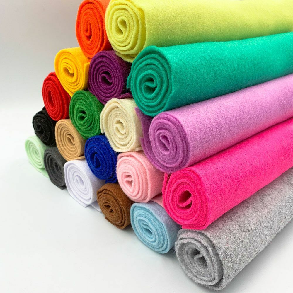 90 Cm Wide Textile FELT Fabrics Diy Craftwork Felt PER METRE