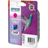 Epson C13T08034011 T0803 Tintenpatrone Magenta, 220 Seiten Iso Iec 24711 7,4Ml