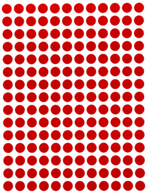 Royal Green Dot Stickers ~1/4 Inch 8 mm Round Circle Labels 36 Colors Available 