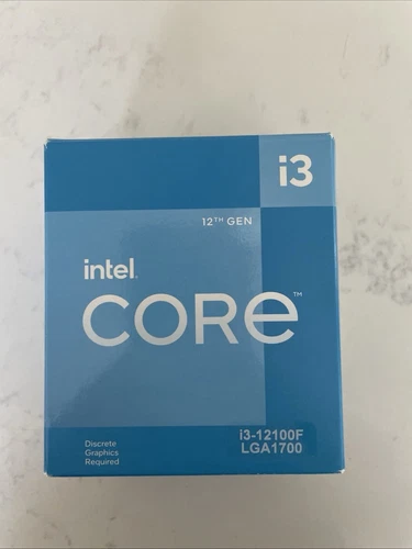 i3 12100f *WITH CPU FAN* Thermal Paste Pre Installed! Good Condition 