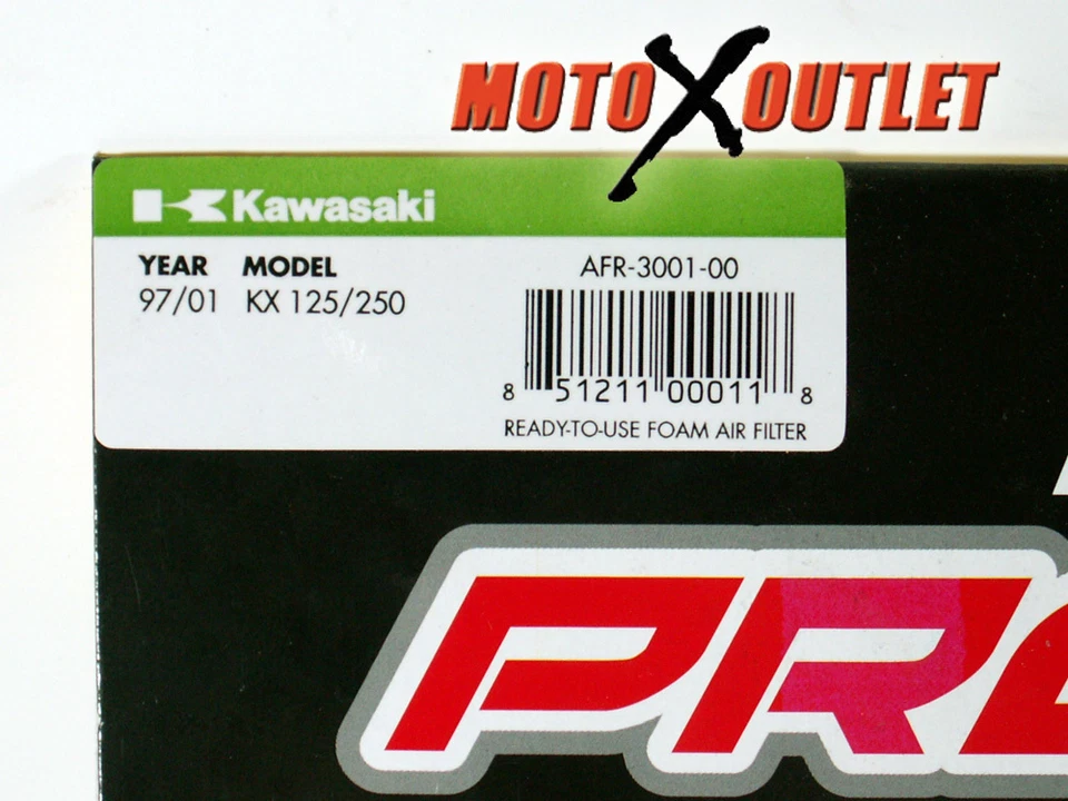 Kawasaki KX 125 250 Air Filter Maxima Pro KX250 KX125 1997 1998 1999 2000 2001 - Image 3 of 4
