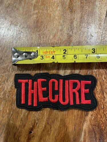 The Cure Patch Black Embroidered Iron On / Sew On Music Band Patch Brand New - Picture 3 of 6
