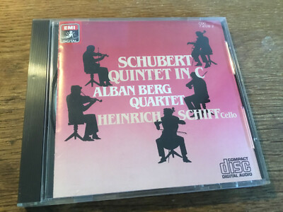 Schubert - String Quintet C[CD] EMI Alban Berg Quartett Made in Japan No Barcode
