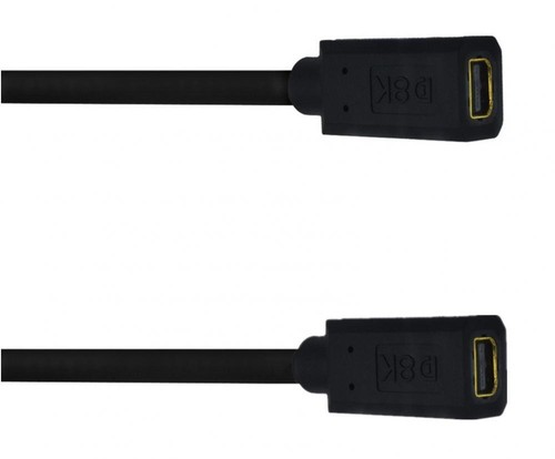 Mini DisplayPort 1.4 Extension Cable, Male to Female 8K - 0.3m - Picture 2 of 8