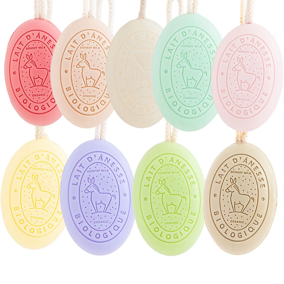 ON Etikett Provence - Französische Seife auf einem Seil mit Eselmilch - 175g