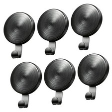 6 Pcs Magnet Hooks Magnetic Wreath Hanger Wreath Holder for 2.7 Inch Dark Gray