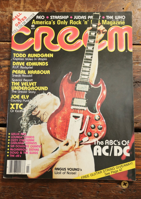 CREEM MAGAZINE Vol 13 No 2 July 1981 AC DC Todd Rundgren JUDAS PRIEST The Who