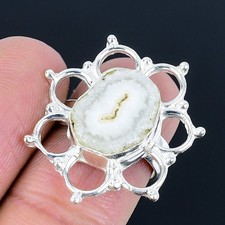 Amazing Solar Quartz Gemstone 925 Sterling Silver Jewelry Ring Size 5.5