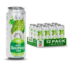 100 Soursop Juice, No Added Sugar, Not From Concentrate, 16.9 fl oz 500 mL ...