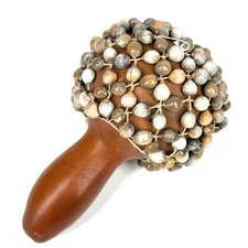African Gourd Music Instrument Hand Shaker Shekere Percussion Instrument Rattle