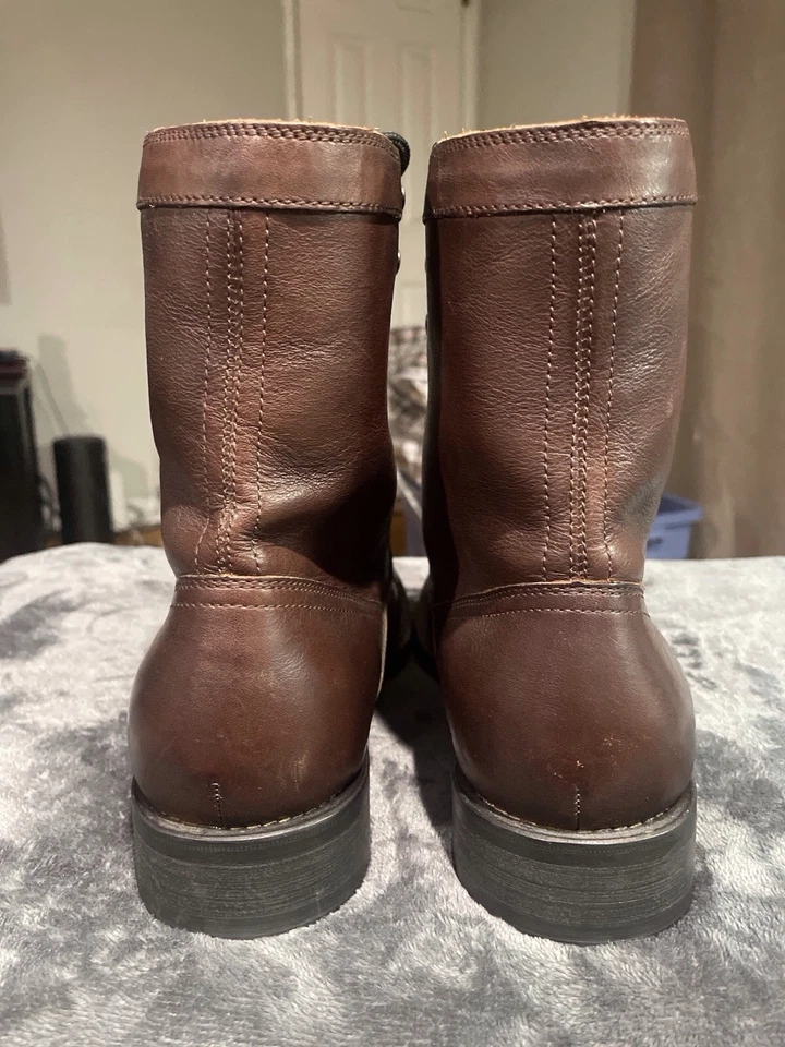 Kenneth Cole, кожаные коричневые ботинки, нежное использование, размер говорит 8,5, но подходит как 9D - Изображение 2 из 4