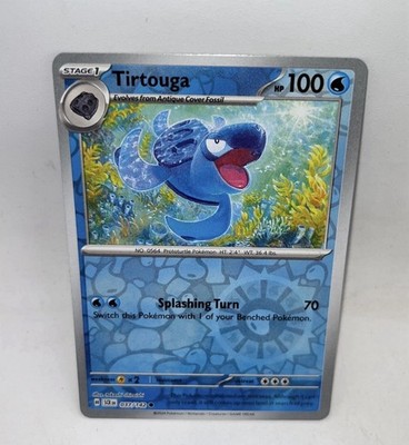 Tirtouga 37/142 Common Stellar Crown Pokemon Reverse Holo Near Mint