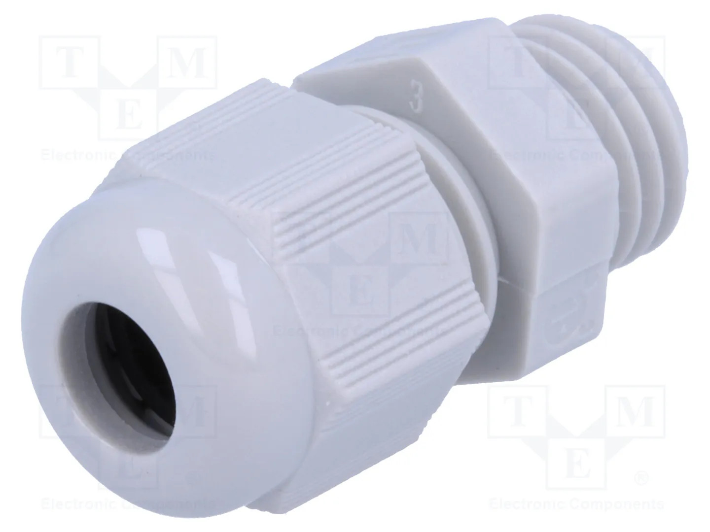3 pcs HELU HT-M12-RAL7035 Cable gland