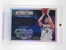 RICKY RUBIO 2014-15 PANINI GALA MAIN ATTRACTION PATCH /35 #31 Q2846