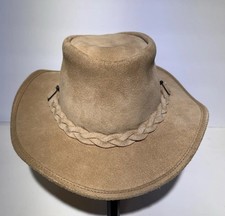 Overlander Jim Blacks Australian BushHat Leather Size Medium