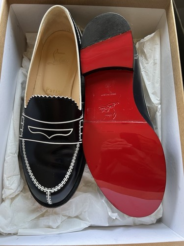 Christian Louboutin New Mocalaureat Trompe L'oeil Leather Loafers 36 - 6 - Picture 2 of 14