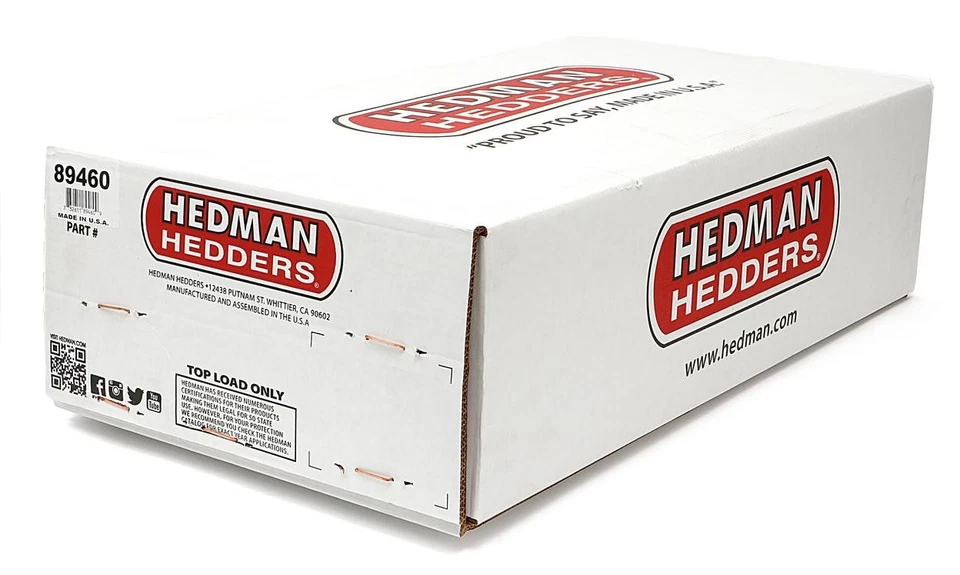 Cabezales de longitud media sin recubrimiento Hedman Hedders para Ford F150-F350 Tr 1988-97 2x2/4x4 Foto 4 de 4