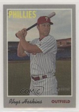 2019 Topps Heritage 1970 Cloth Stickers Rhys Hoskins #12 4z8