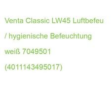 Venta Classic LW45 Luftbefeu / hygienische Befeuchtung weiß 7049501 (40111434950