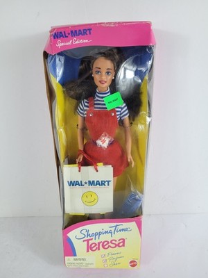 Original  Mattel Teresa Shopping Time Barbie Special Edition Walmart, 1999, NIB