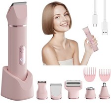 5in1 Facial Hair Removal Women Electric Remover Eyebrow Trimmer Shaver Epilators
