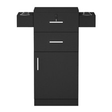 Barber Station Cabinet Hair Styling Storage Locker Beauty Salon Spa Furniture