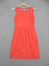 J Crew Fit & Flare Dress Women 00 Pink Cocktail Wedding Guest Garden Party