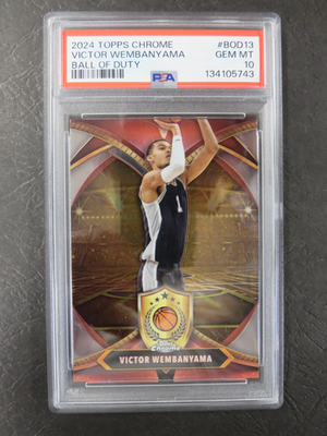 2024-25 Topps Chrome - Ball of Duty Victor Wembanyama #BOD-13 for