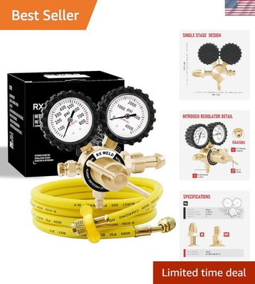 #ad #ad Reliable Nitrogen Regulator 0 800 PSI with Adjustable Output and Safety Features $78.99