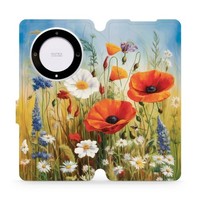 HandyhüLle Mit Klappe FüR Honor Magic5 Lite Mobiwear Case Cover Wiesenblumen