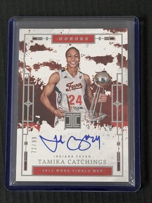 2025 Panini Impeccable WNBA #IHS-TC Tamika Catchings Honors #/99
