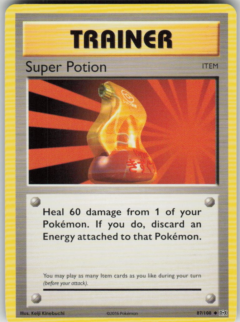 Super Potion Uncommon Evolutions LP 87/108