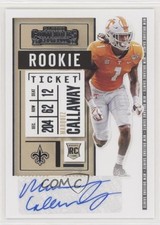 2020 Panini Contenders Rookie Ticket Marquez Callaway #253 Auto 3s5