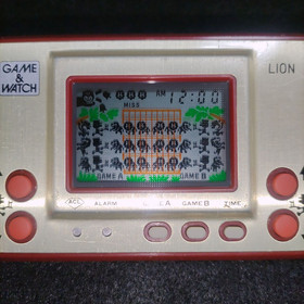 Nintendo Game & Watch Lion Japanese Retro Handheld System Console 1981 Tested