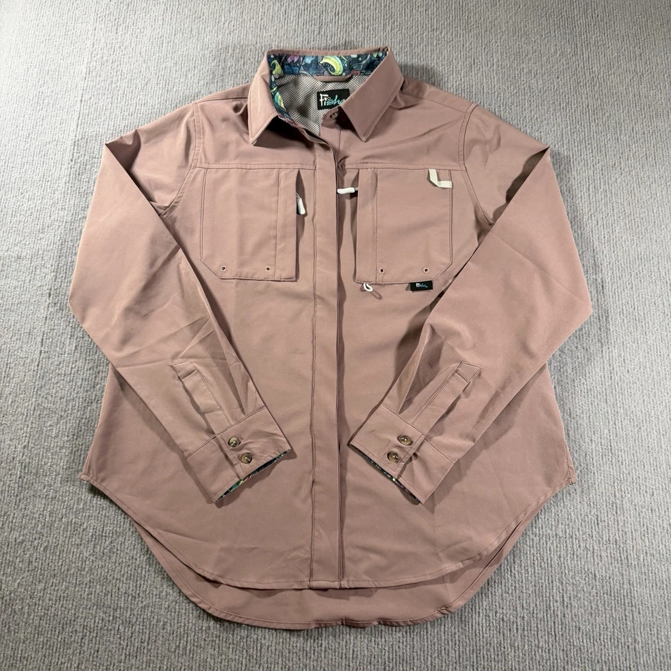Túnica FisheWear Haliborealis para mujer camisa de pesca mediana Alaska ventilada UPF 50 Foto 2 de 4
