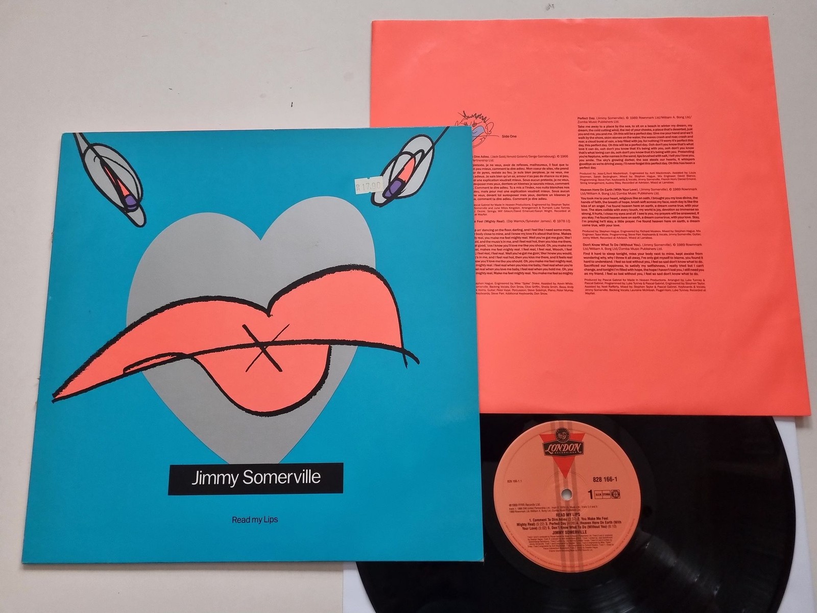 Jimmy Somerville - Read My Lips Vinyl LP Europe