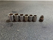 Snap On 3/8” Drive Shallow Sockets 9,12,13,14,15,16,17mm