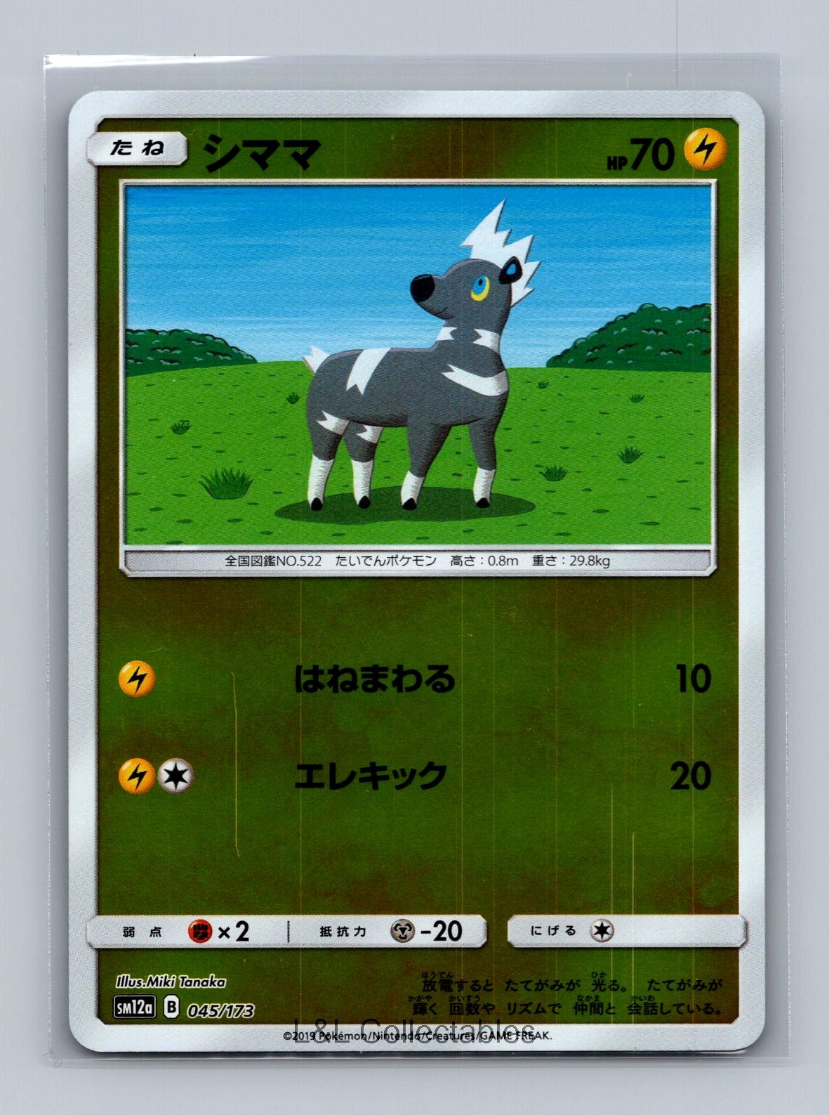 Japanese Blitzle #045/173 SM12a: TAG TEAM GX: Tag All Stars Reverse Holo
