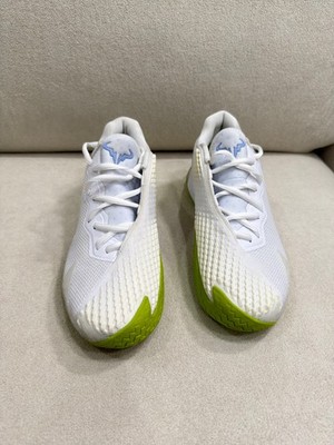 NIKE ZOOM VAPOR CAGE 4 RAFA DD1579-102 White Green Tennis Shoes US 6 EUR 38.5