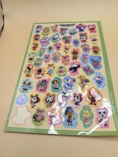 Animal Crossing Sticker Sheet Characters 1 Sheet Partial Use